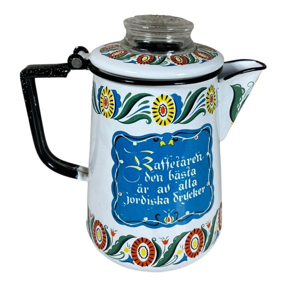 Vintage Swedish Coffee Pot - Picture 2 of 7